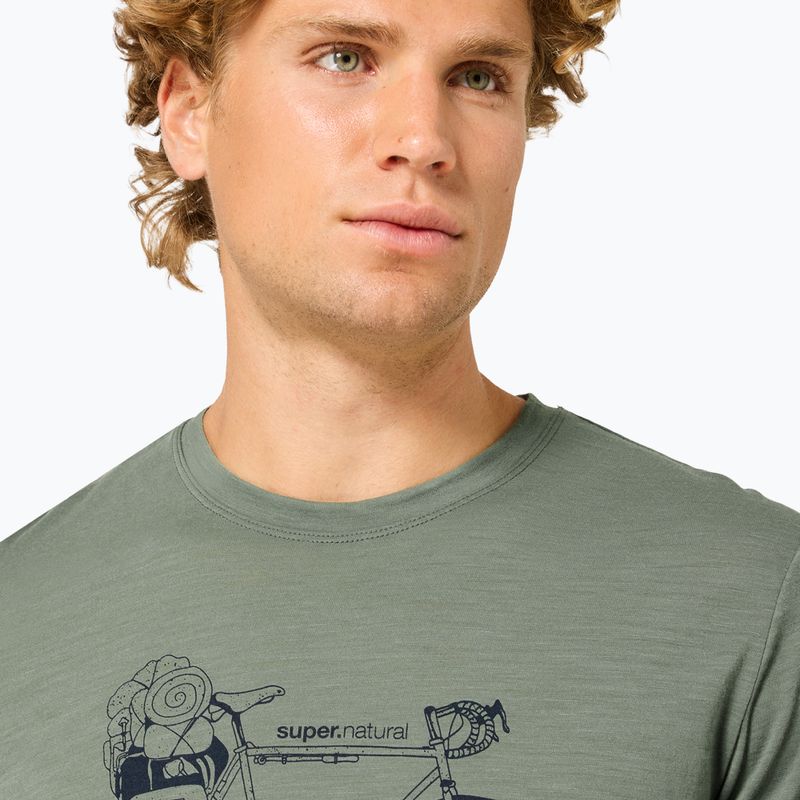 T-shirt da uomo Super.Natural Wander Wheel Tee eucalyptus/blueberry 3