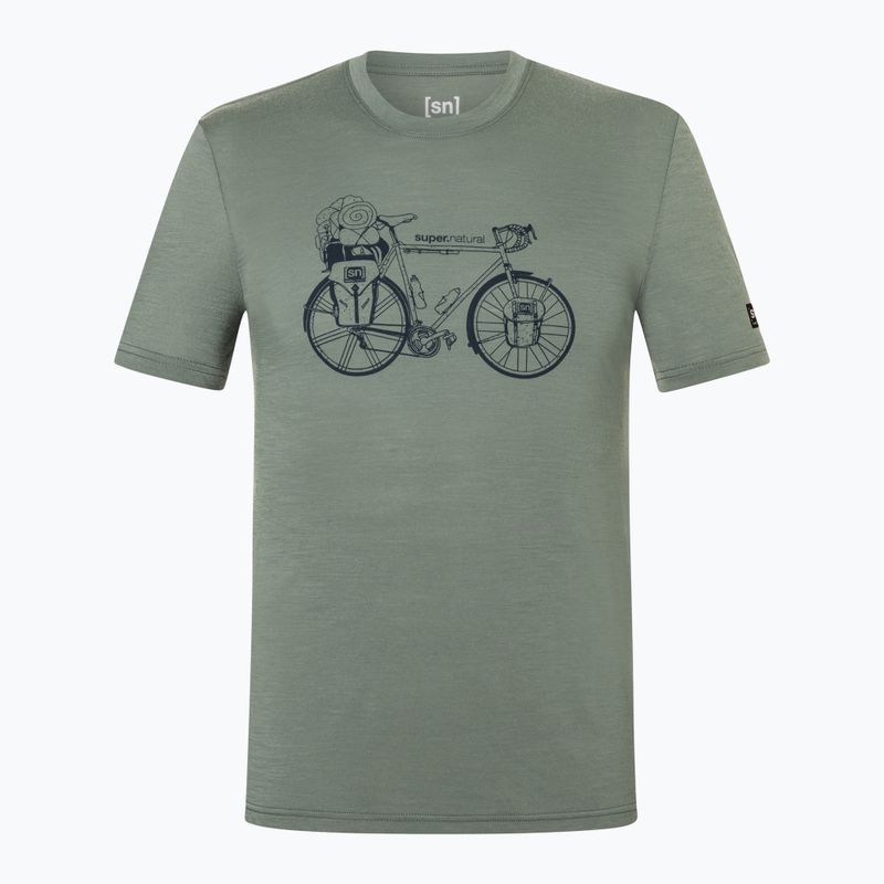 T-shirt da uomo Super.Natural Wander Wheel Tee eucalyptus/blueberry 4