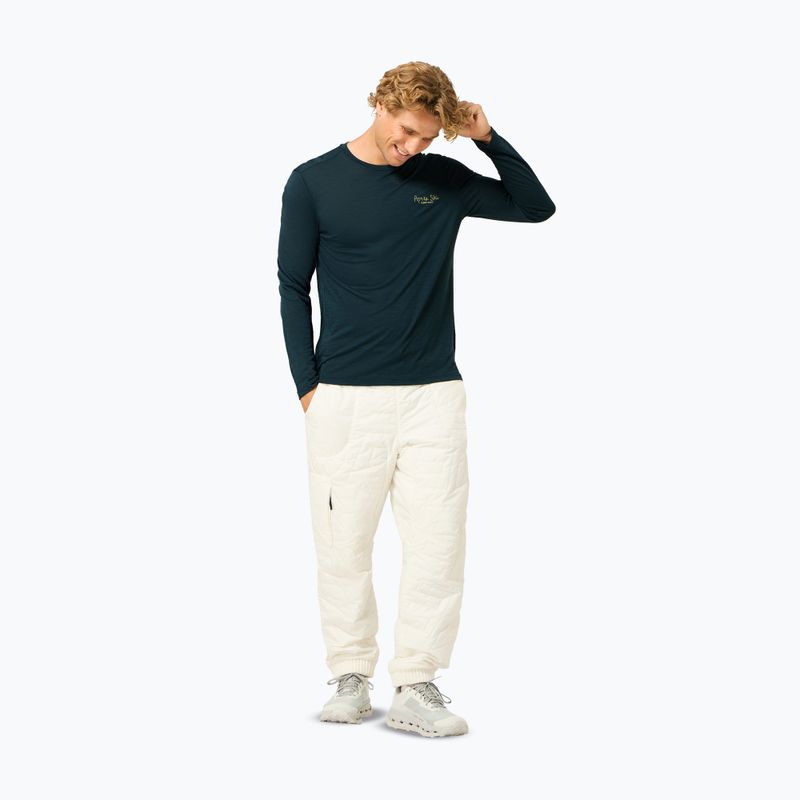 Longsleeve da uomo super.natural Apres Ski blueberry/various 2