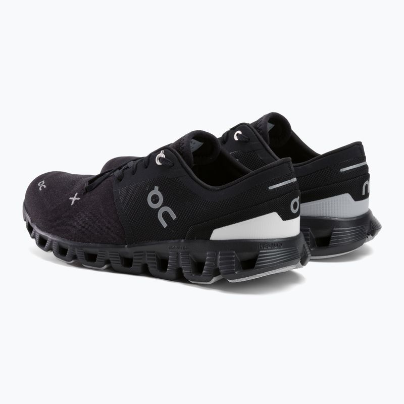 Scarpe da corsa da uomo On Running Cloud X 3 nero 3