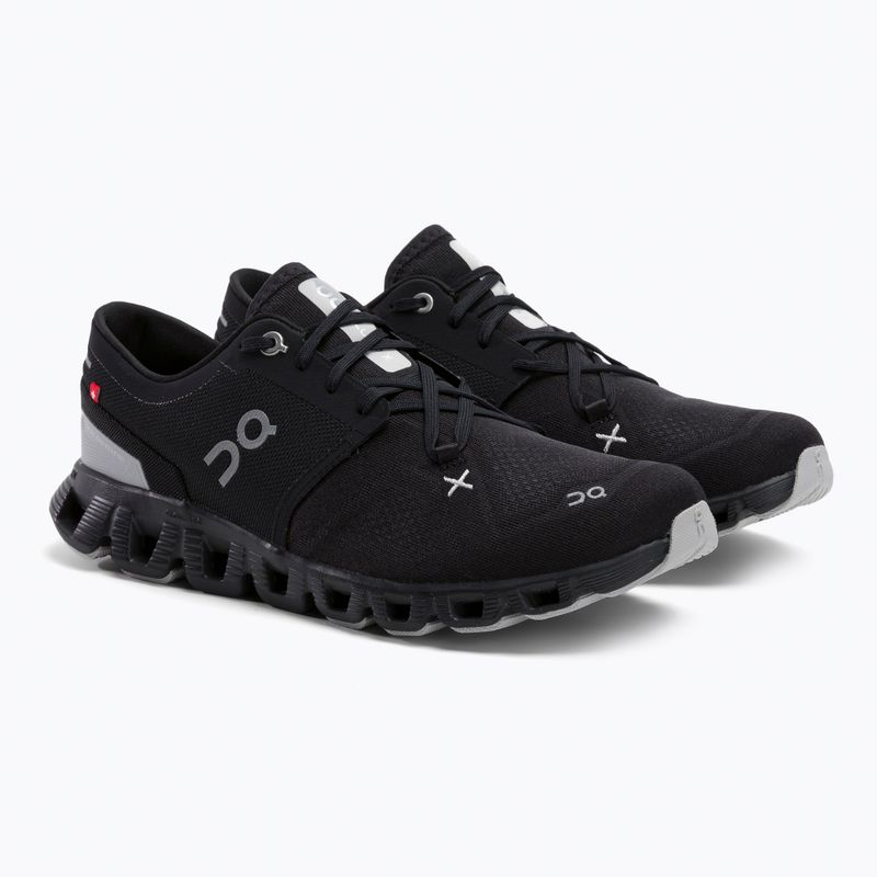 Scarpe da corsa da uomo On Running Cloud X 3 nero 5