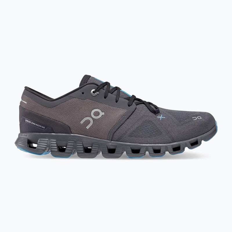 Scarpe da corsa On Cloud X 3 eclipse/magnet da uomo 13