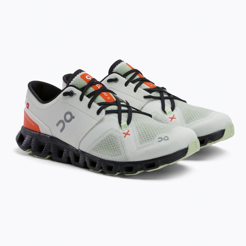 Scarpe da corsa On Running Cloud X 3 avorio/fiamma da uomo 5