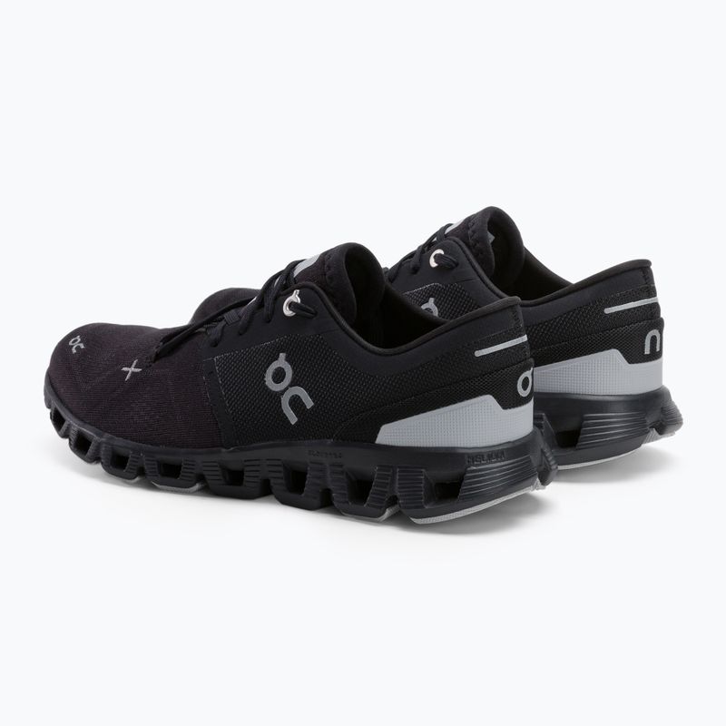 Scarpe da corsa da donna On Cloud X 3 nero 3
