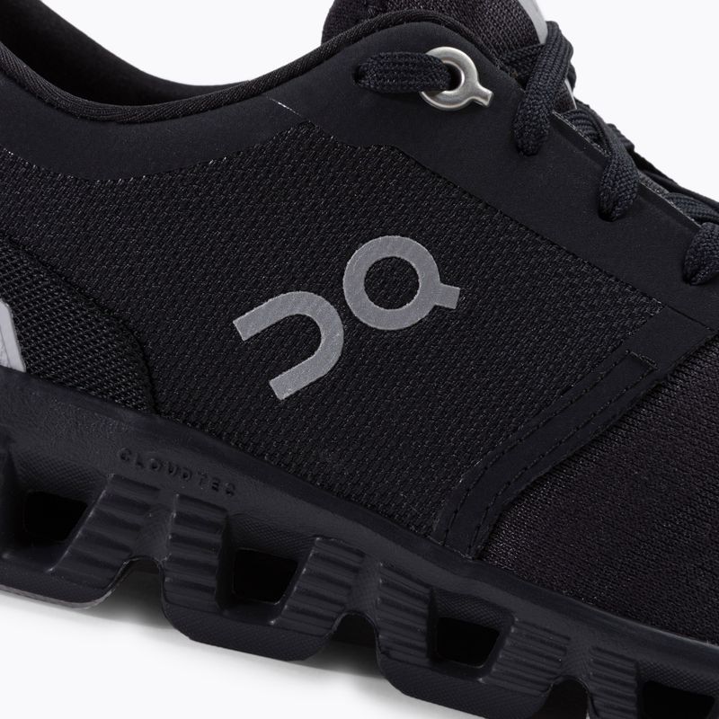 Scarpe da corsa da donna On Cloud X 3 nero 7