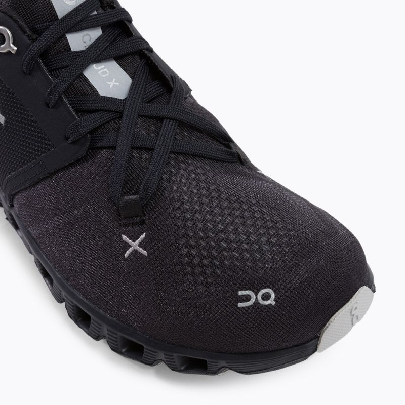 Scarpe da corsa da donna On Cloud X 3 nero 8