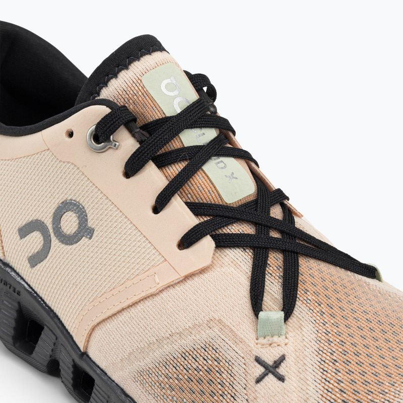 Scarpe da corsa da donna On Cloud X 3 fawn/magnet 11