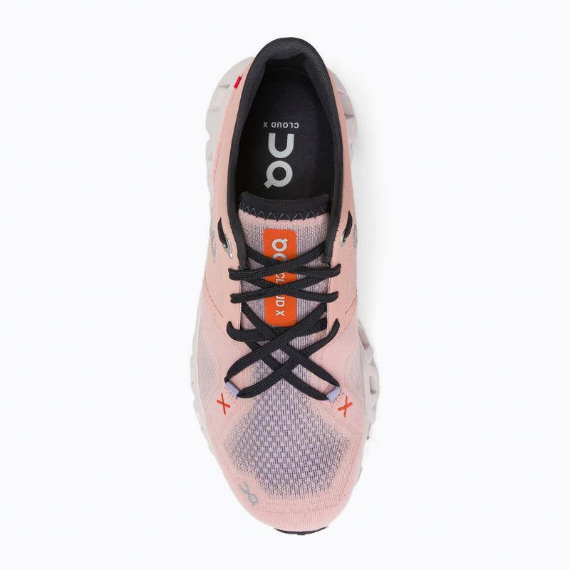 Scarpe da corsa da donna On Running Cloud X 3 rosa/sabbia 8