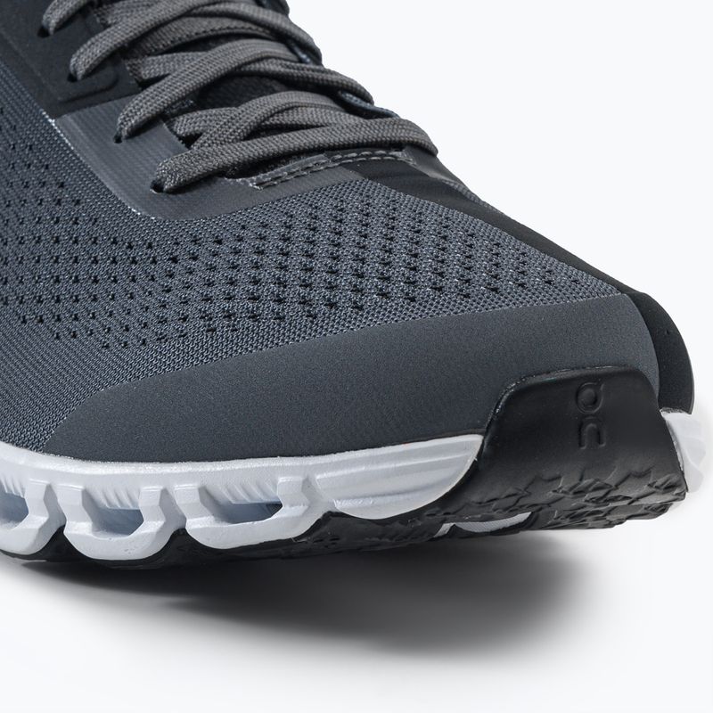 Scarpe da corsa On Running Cloudflow nero/turchese da uomo 7