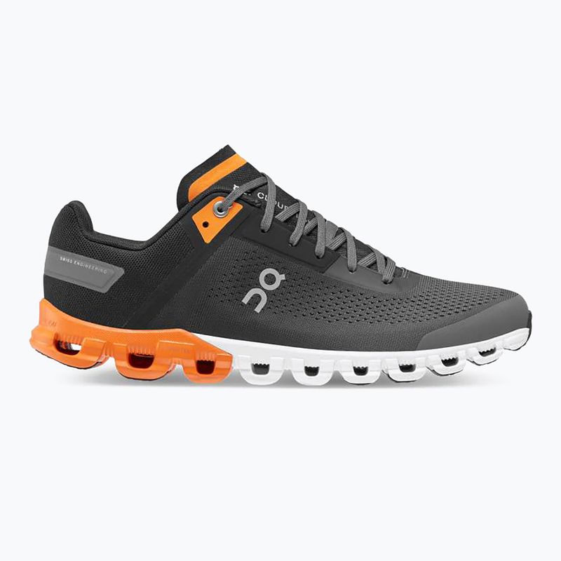 Scarpe da corsa On Running Cloudflow nero/turchese da uomo 10