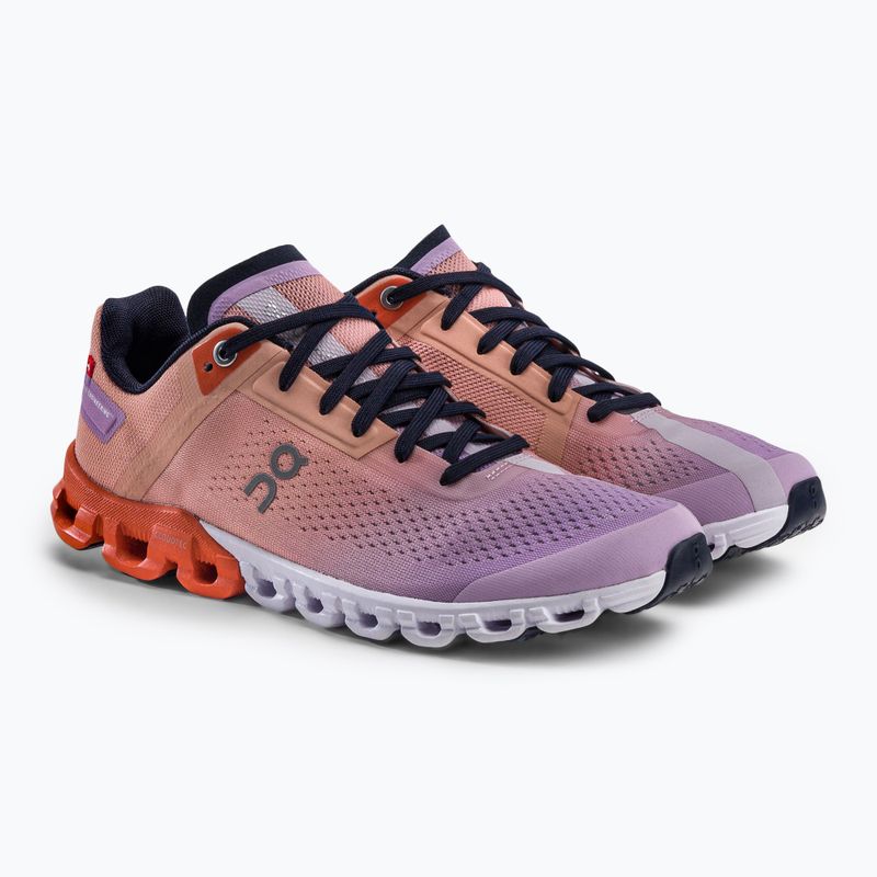 Scarpe da corsa da donna On Cloudflow rose/fiji 5