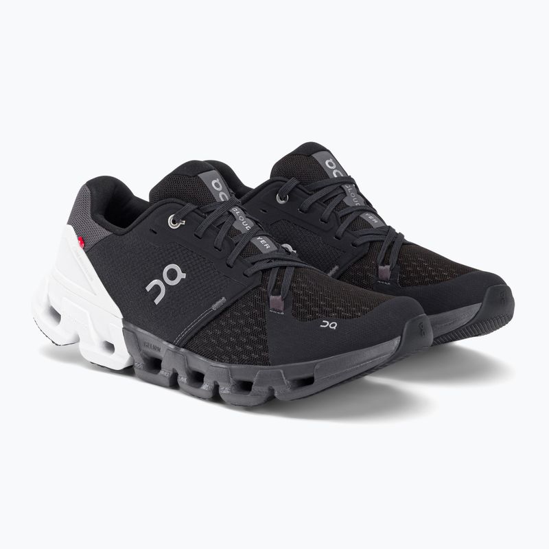 Scarpe da corsa On Cloudflyer 4 nero/bianco da uomo 4