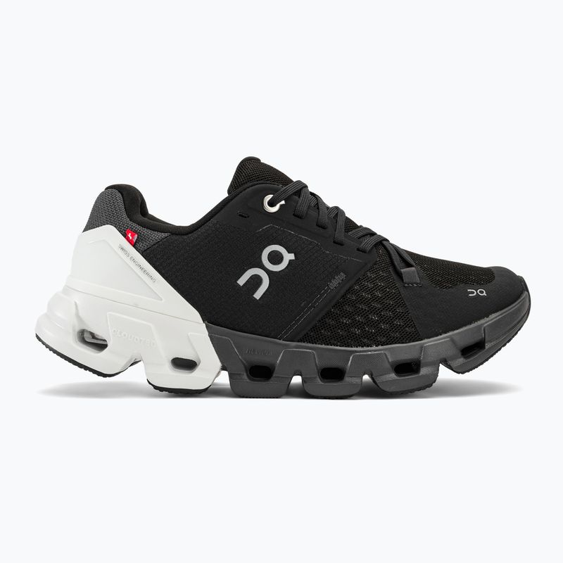 Scarpe da corsa On Cloudflyer 4 bianco/nero delle donne 2