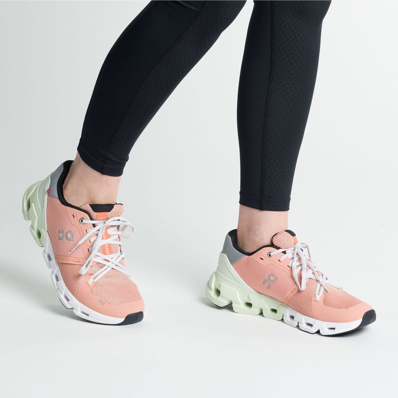 Scarpe da corsa On Running Cloudflyer 4 peach/aloe da donna 2