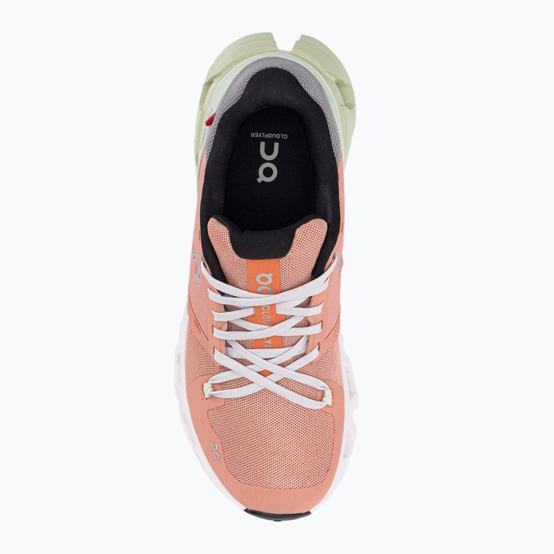 Scarpe da corsa On Cloudflyer 4 peach/aloe da donna 8