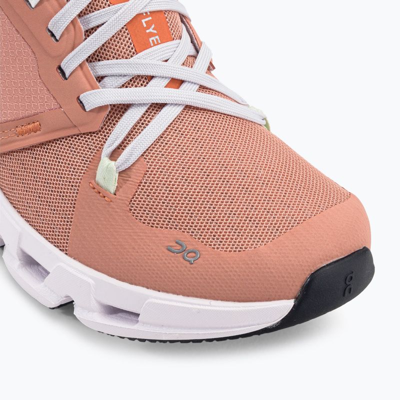 Scarpe da corsa On Running Cloudflyer 4 peach/aloe da donna 9