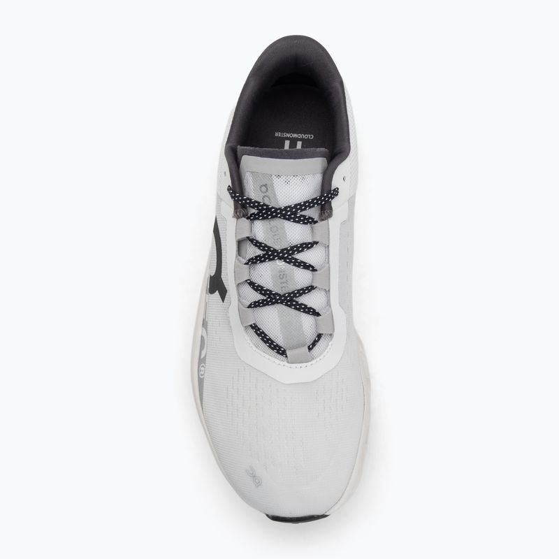 Scarpe da corsa da uomo On Running Cloudmonster allwhite 5