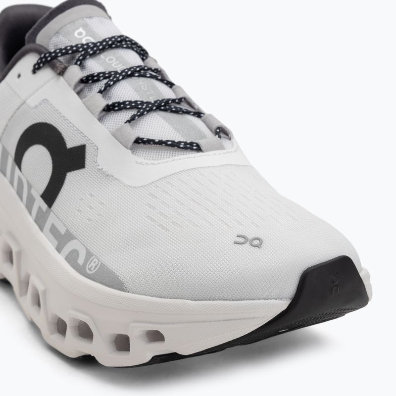 Scarpe da corsa da uomo On Running Cloudmonster allwhite 7