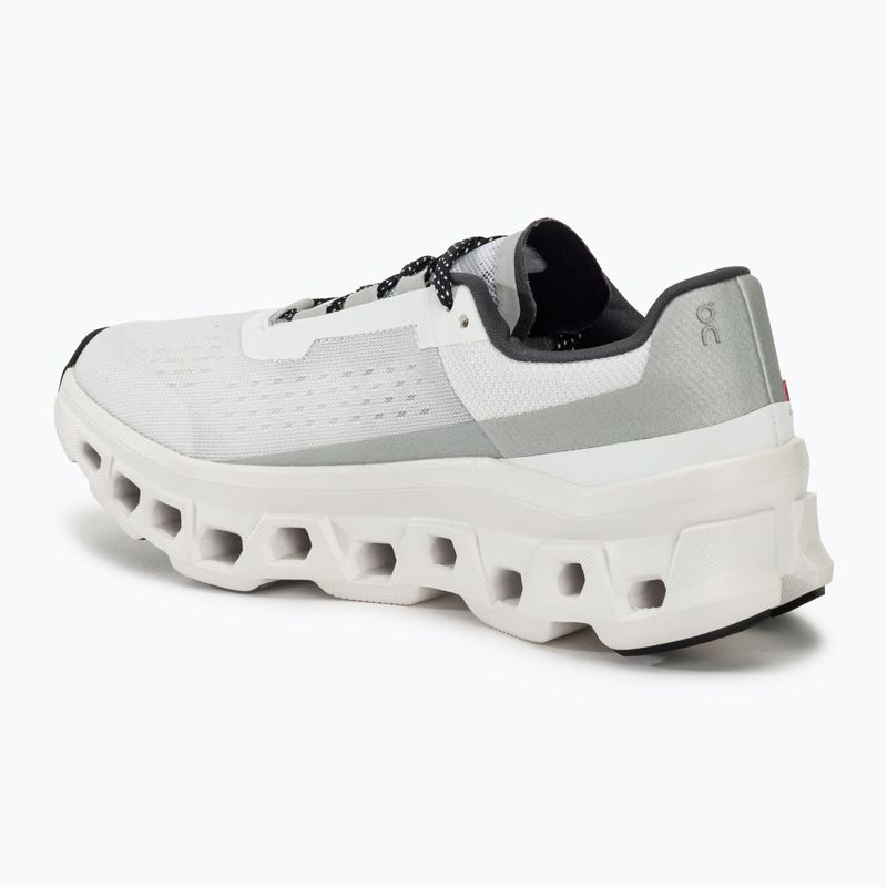 Scarpe da corsa da donna On Cloudmonster allwhite 3