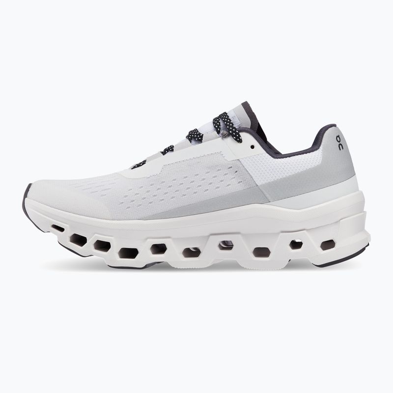 Scarpe da corsa da donna On Cloudmonster allwhite 10
