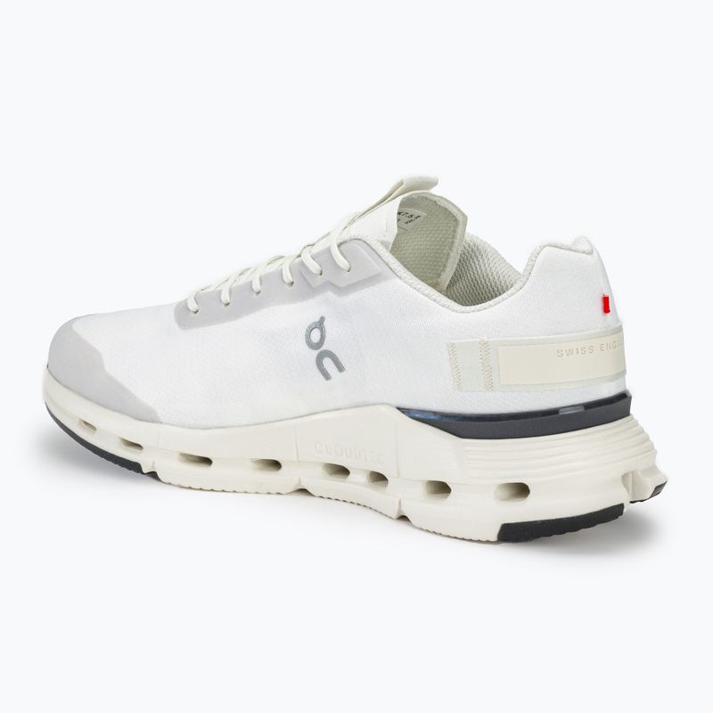 Scarpe da corsa da uomo On Cloudnova Form bianco/eclipse 3
