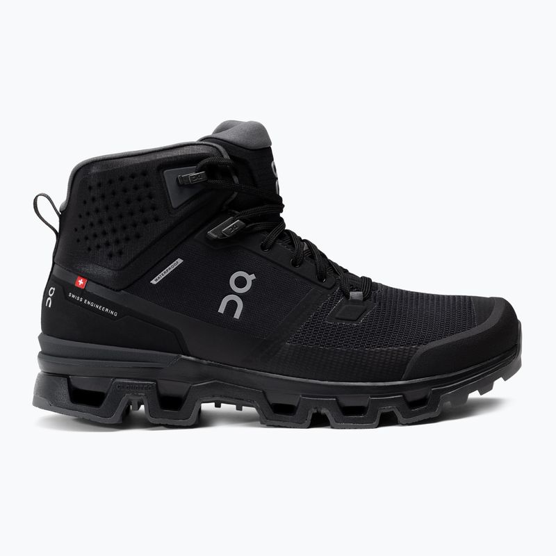 Scarpe da trekking da uomo On Running Cloudrock 2 Waterproof nero/eclipse 2