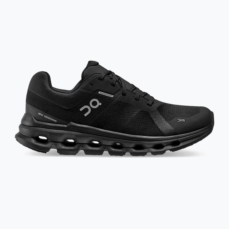 Uomo On Running Cloudrunner Scarpe da corsa impermeabili nere 11