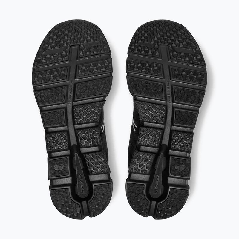 Uomo On Running Cloudrunner Scarpe da corsa impermeabili nere 15