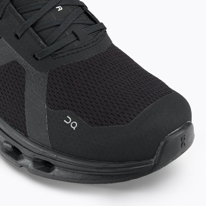 Uomo On Running Cloudrunner Scarpe da corsa impermeabili nere 7