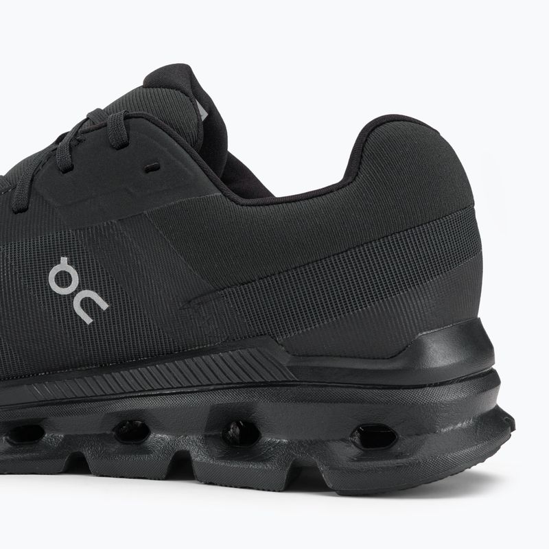 Uomo On Running Cloudrunner Scarpe da corsa impermeabili nere 10