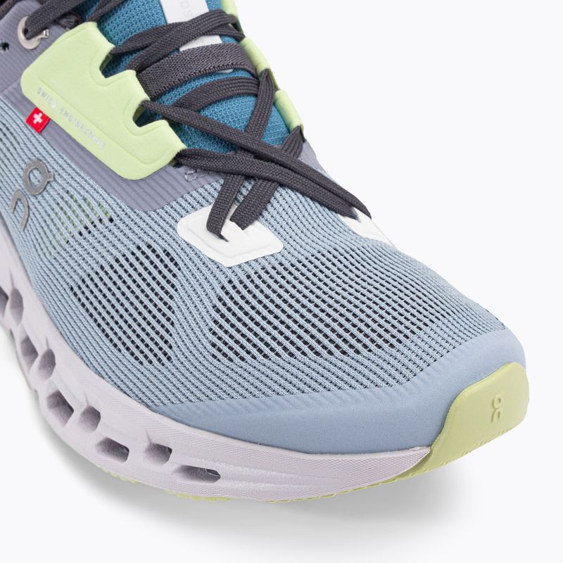 Scarpe da corsa On Cloudstratus da donna in chambray/lavanda 9