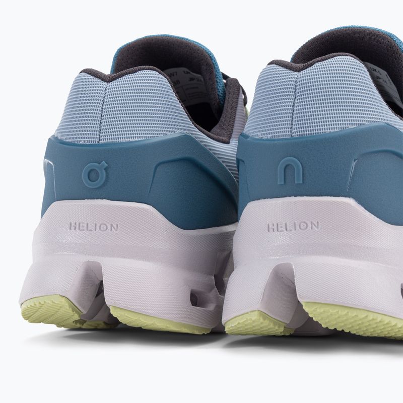 Scarpe da corsa On Running Cloudstratus da donna in chambray/lavanda 10