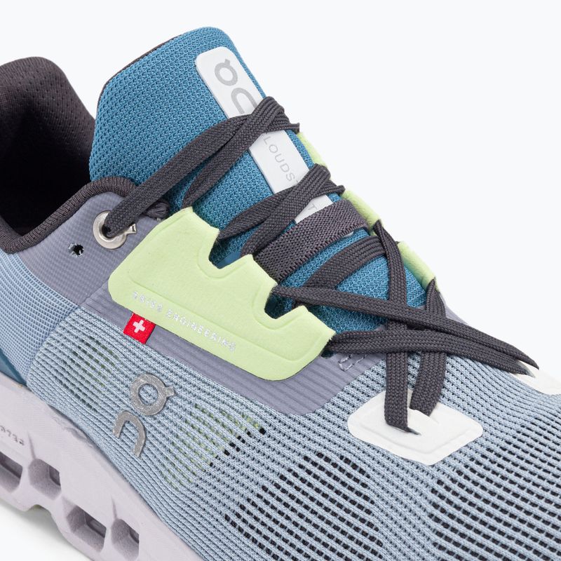 Scarpe da corsa On Running Cloudstratus da donna in chambray/lavanda 11