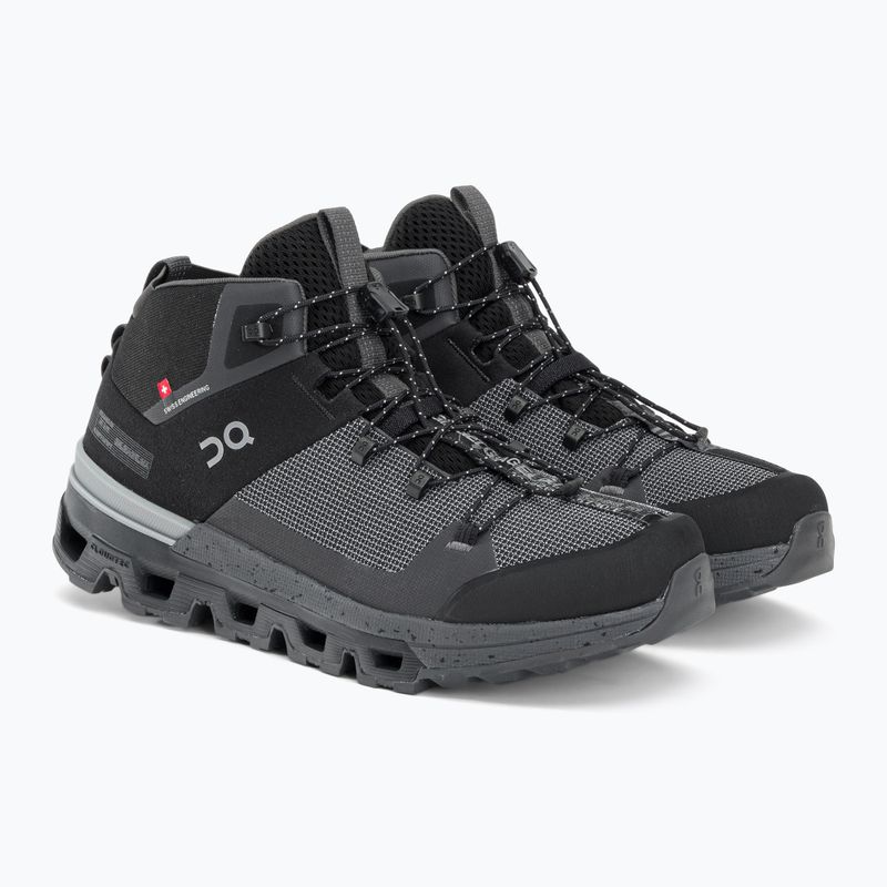 Scarpe da trekking da uomo On Running Cloudtrax nero/roccia 4