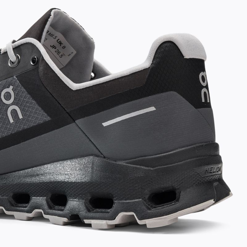 Uomo On Running Cloudvista Waterproof eclipse/nero scarpe da corsa 10