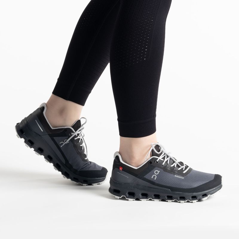 Scarpe da corsa da donna On Cloudvista Waterproof eclipse/nero 2