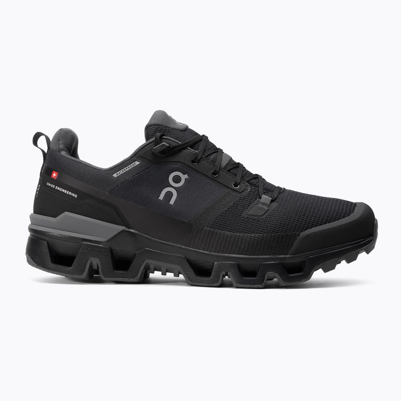 Uomo On Running Cloudwander Stivali da trekking impermeabili nero/eclipse 2
