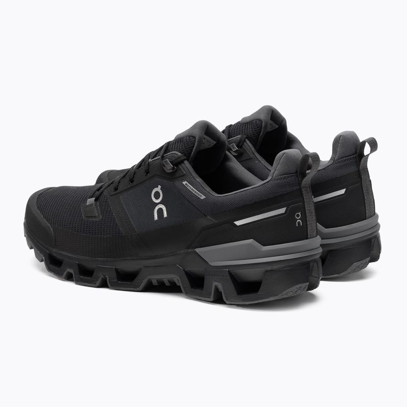 Uomo On Running Cloudwander Stivali da trekking impermeabili nero/eclipse 4