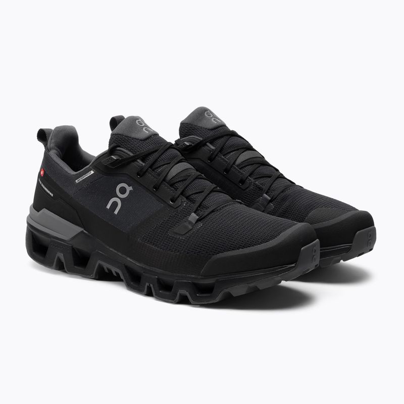 Uomo On Running Cloudwander Stivali da trekking impermeabili nero/eclipse 5