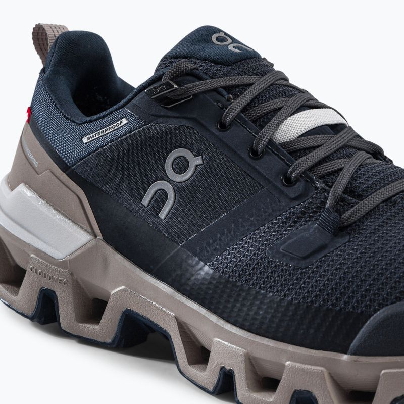 Stivali da trekking da donna On Cloudwander Waterproof navy/desert 10