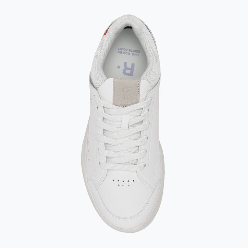 In esecuzione Le scarpe On Roger Centre Court bianco/lavanda 6