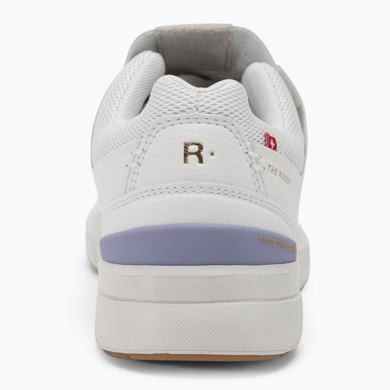 In esecuzione Le scarpe On Roger Centre Court bianco/lavanda 7