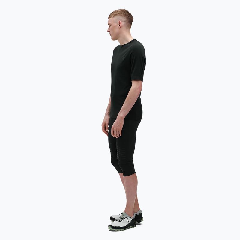 Camicia da uomo On Merino-T nero 2