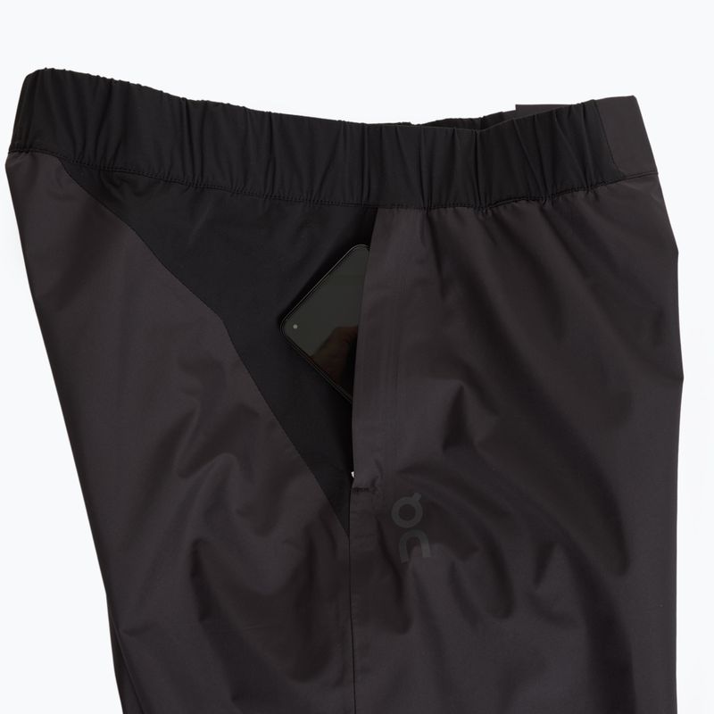 Pantaloni da corsa da uomo On Storm nero 4