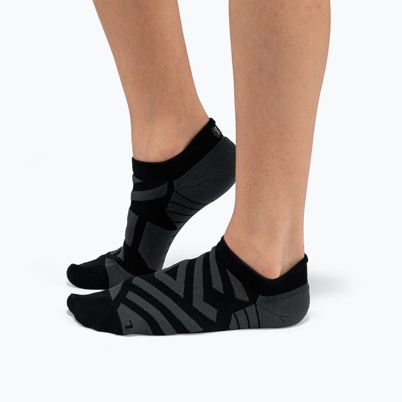 Calzini da corsa On Performance Low nero/ombra da donna 2