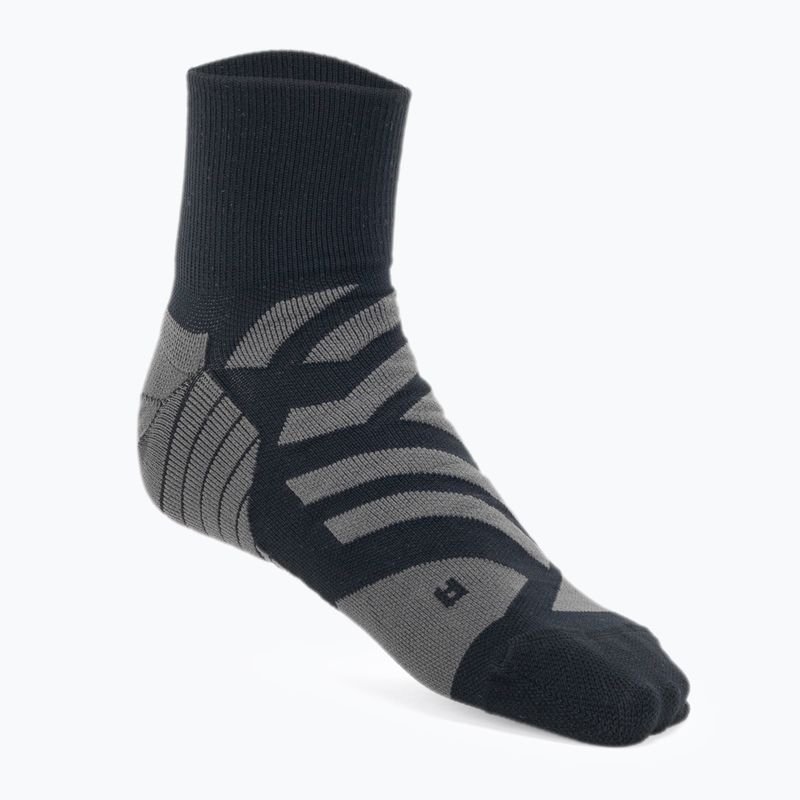 Calzini da corsa On Performance Mid nero/ombra da uomo 3