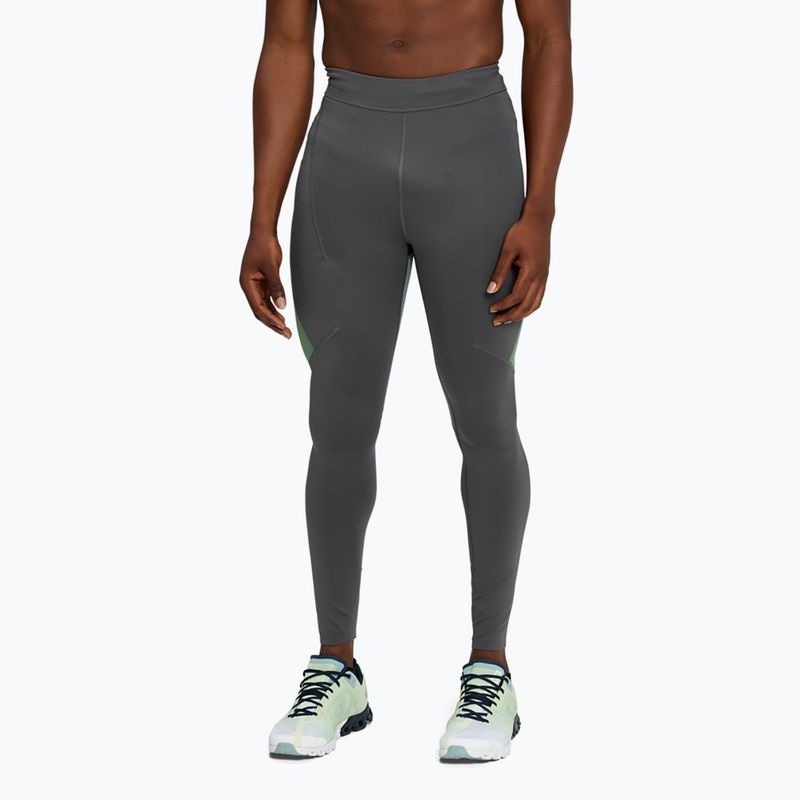Leggings da corsa da uomo On Running Performance shadow/ivy