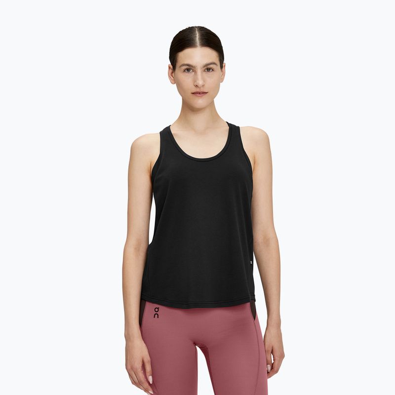 Maglietta da corsa da donna On Running Focus Top nero