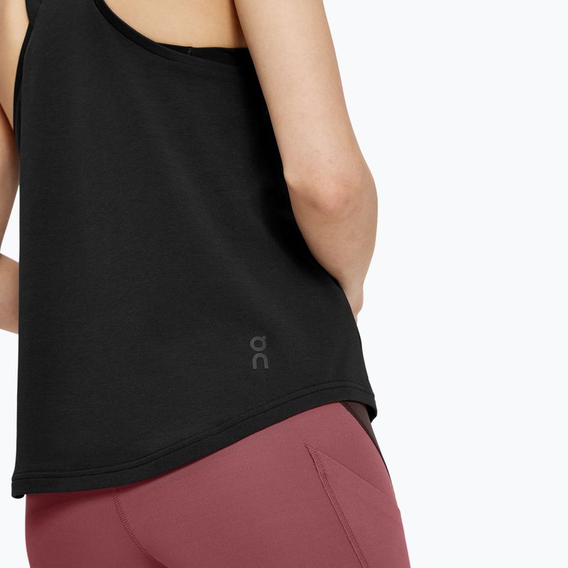 Maglietta da corsa da donna On Running Focus Top nero 6