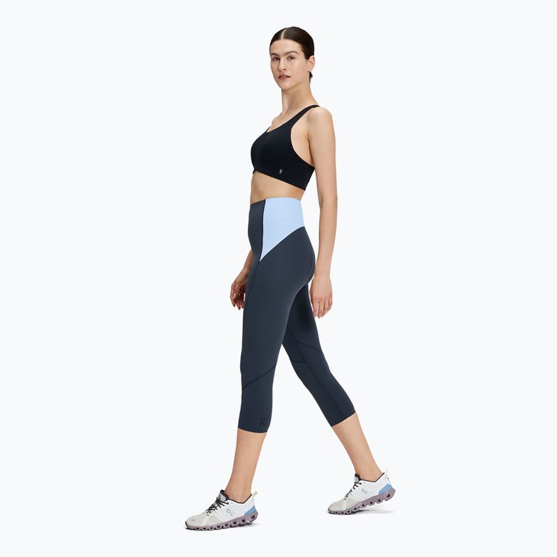 Leggings donna On Running Movement 3/4 navy/stratosphere 2